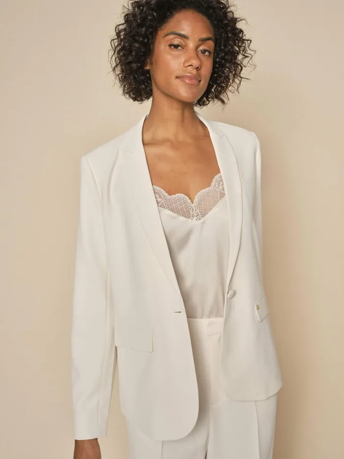 MOS MOSH Blazers Women MMPhoebe Miley Blazer Ecru