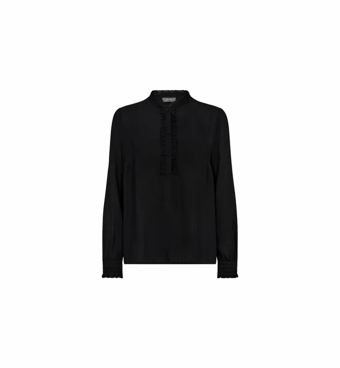 MOS MOSH Blouses and Tops Women MMReta Sez Blouse Black MOS MOSH Blouses and Tops Women MMReta Sez Blouse Black