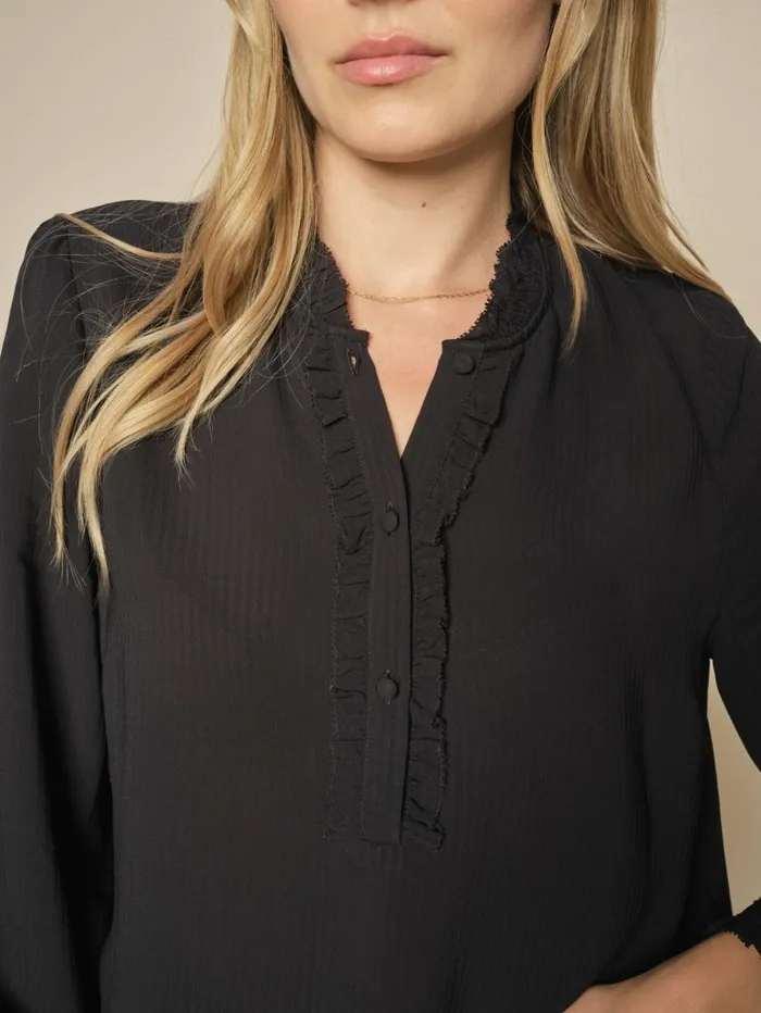 MOS MOSH Blouses and Tops Women MMReta Sez Blouse Black MOS MOSH Blouses and Tops Women MMReta Sez Blouse Black