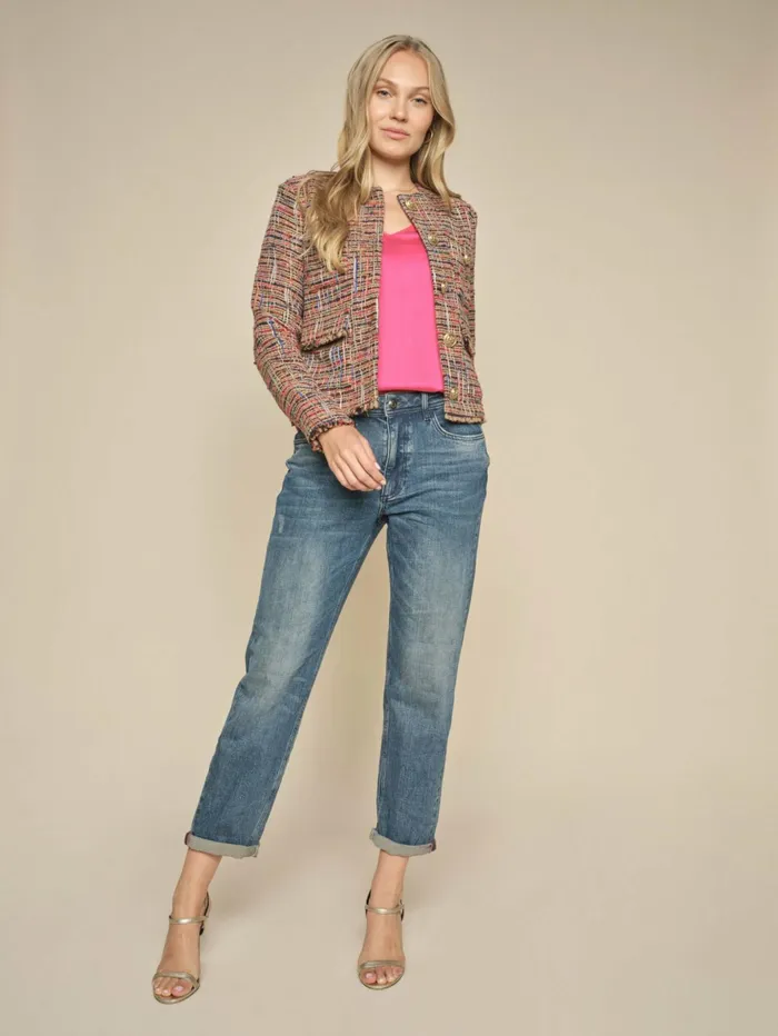 MOS MOSH Jackets and Coats Women MMFlora Tex Jacket Garnet MOS MOSH Jackets and Coats Women MMFlora Tex Jacket Garnet