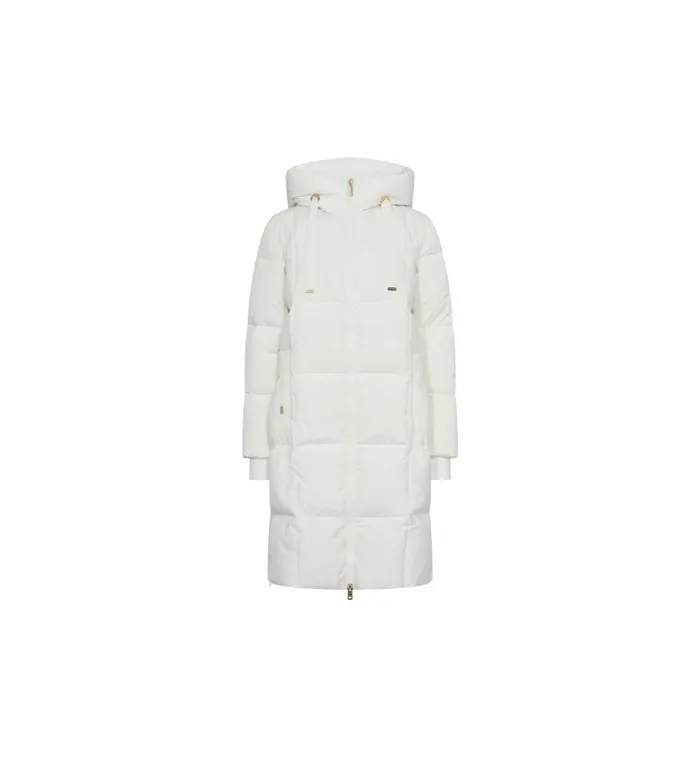 MOS MOSH Jackets and Coats Women MMNova Square Down Coat Offwhite MOS MOSH Jackets and Coats Women MMNova Square Down Coat Offwhite