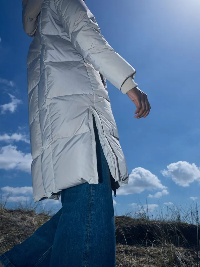 MOS MOSH Jackets and Coats Women MMNova Square Down Coat Offwhite MOS MOSH Jackets and Coats Women MMNova Square Down Coat Offwhite