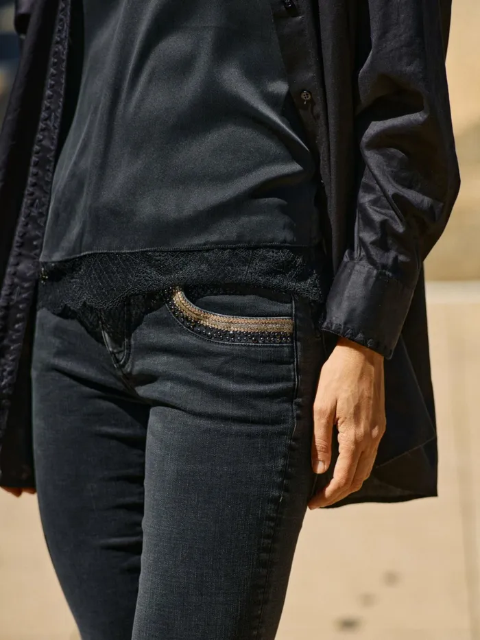 MOS MOSH Jeans Women MMNaomi Perla Jeans Black MOS MOSH Jeans Women MMNaomi Perla Jeans Black