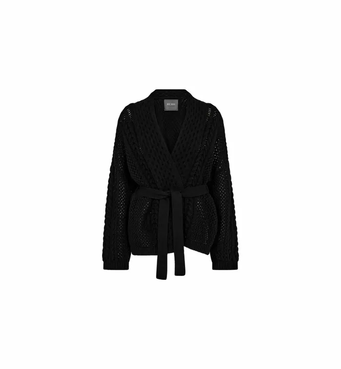 MOS MOSH Knits Women MMErsa Knit Cardigan Black MOS MOSH Knits Women MMErsa Knit Cardigan Black