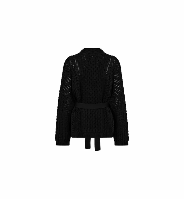 MOS MOSH Knits Women MMErsa Knit Cardigan Black MOS MOSH Knits Women MMErsa Knit Cardigan Black
