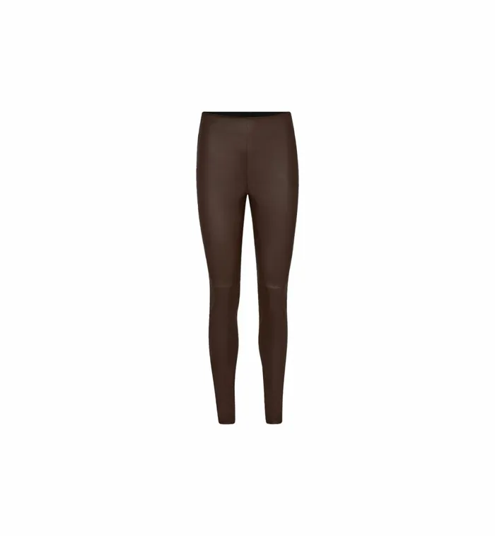 MOS MOSH Leather Women MMLucia Stretch Leather Legging Rain Drum MOS MOSH Leather Women MMLucia Stretch Leather Legging Rain Drum