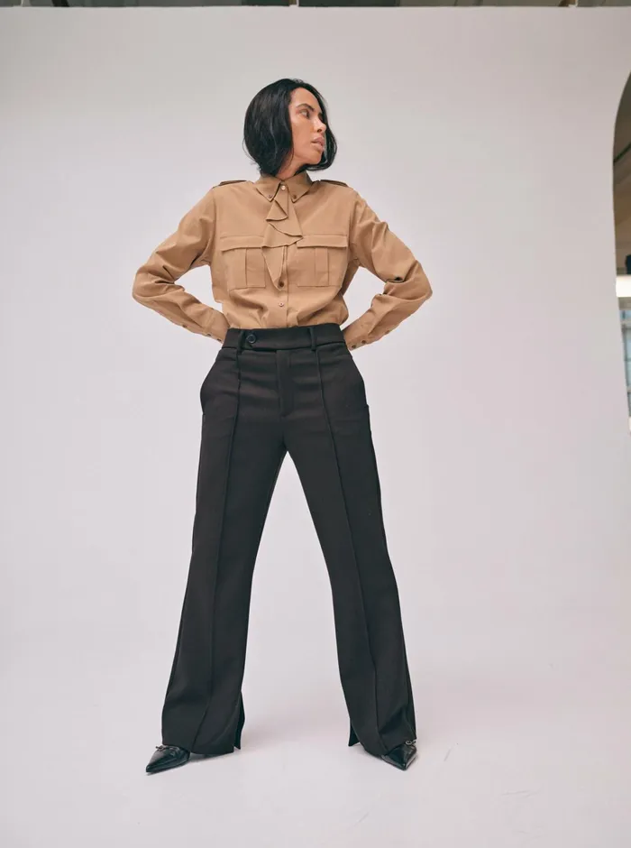 MOS MOSH Pants Women MMHHappy Salvation Pant 8211 HEYANNO Black