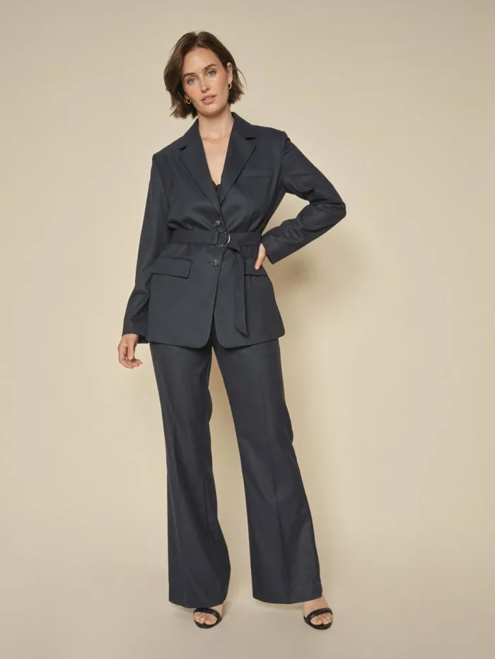MOS MOSH Pants Women MMRhys Cais Pant Salute Navy MOS MOSH Pants Women MMRhys Cais Pant Salute Navy