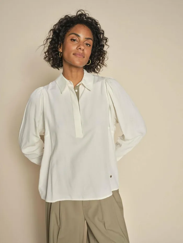 MOS MOSH Shirts Women MMEliana Mona Shirt Ecru
