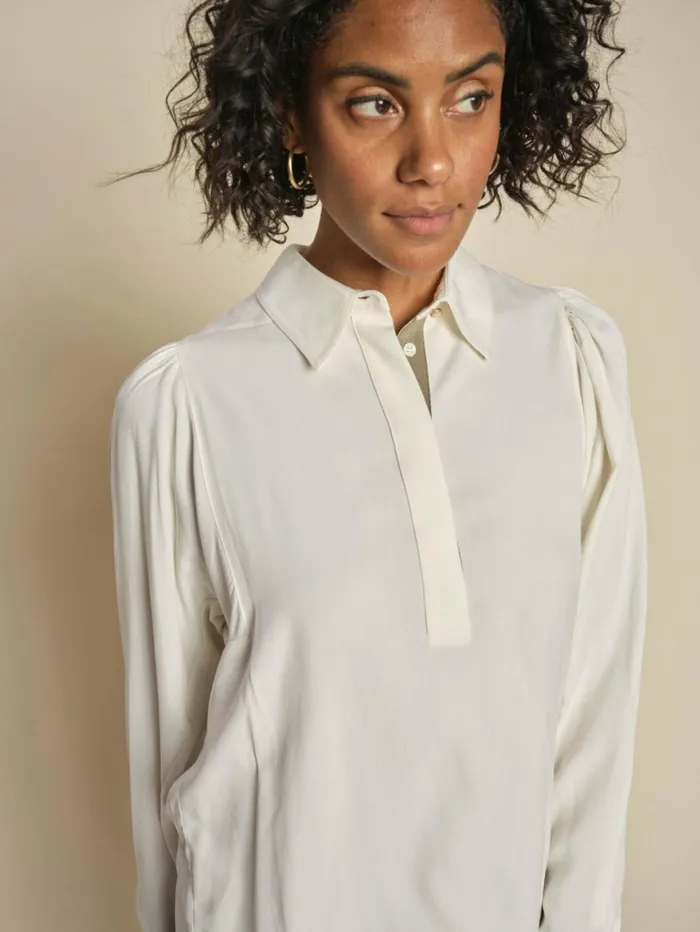 MOS MOSH Shirts Women MMEliana Mona Shirt Ecru MOS MOSH Shirts Women MMEliana Mona Shirt Ecru