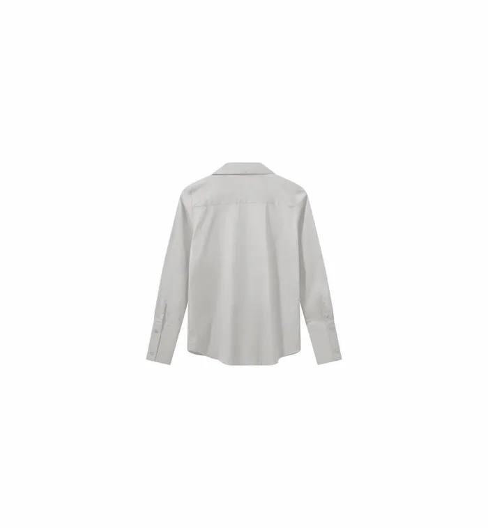 MOS MOSH Shirts Women MMSybel Satin Shirt White MOS MOSH Shirts Women MMSybel Satin Shirt White
