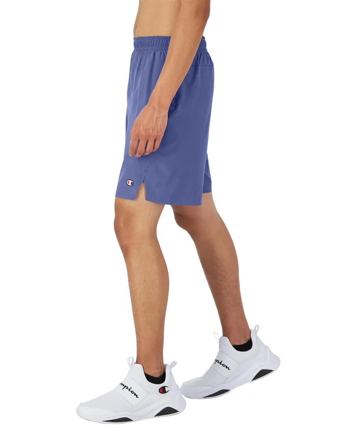 Mvp Shorts With Total Support Pouch Moisture Wicking C Logo 7034 Stone Crush Blue Men Champion Shorts