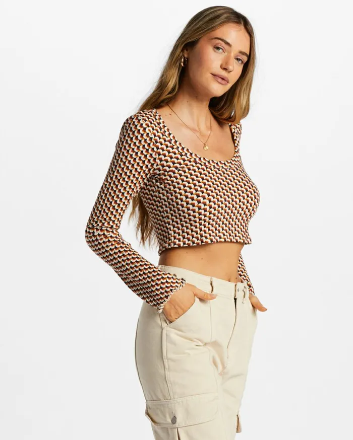 My Favourite Rib Knit Top Multi Women Billabong Tops