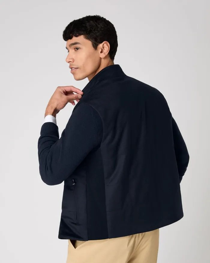 NPeal Gilets and Waistcoats Men Belgravia Cashmere Gilet Navy Blue