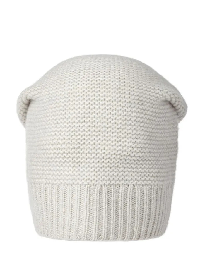NPeal Hats WomenMen Unisex Beanie Cashmere Hat Pebble Grey