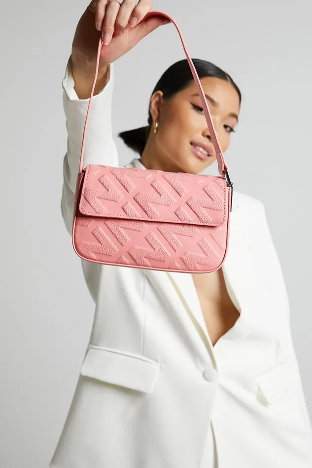 Nakedvice 8211 The Jones Pink Bag In Pink Silver Women Showpo Bags