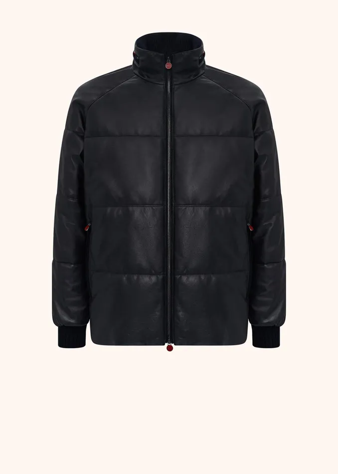 NAPPA LEATHER QUILTED JACKET Men Kiton Outerwear