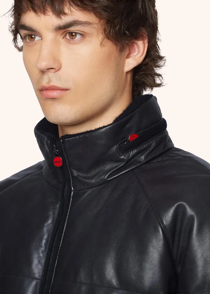 NAPPA LEATHER QUILTED JACKET Men Kiton Outerwear NAPPA LEATHER QUILTED JACKET Men Kiton Outerwear