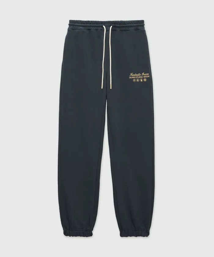 Organic Cotton 034Fantastic Green Burro Studio034 Pants WomenMen MSGM Pants And Shorts