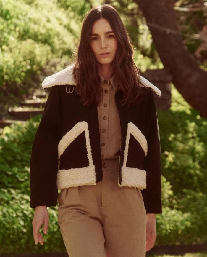 Outerwear Women039s The Great The Peak Coat Black