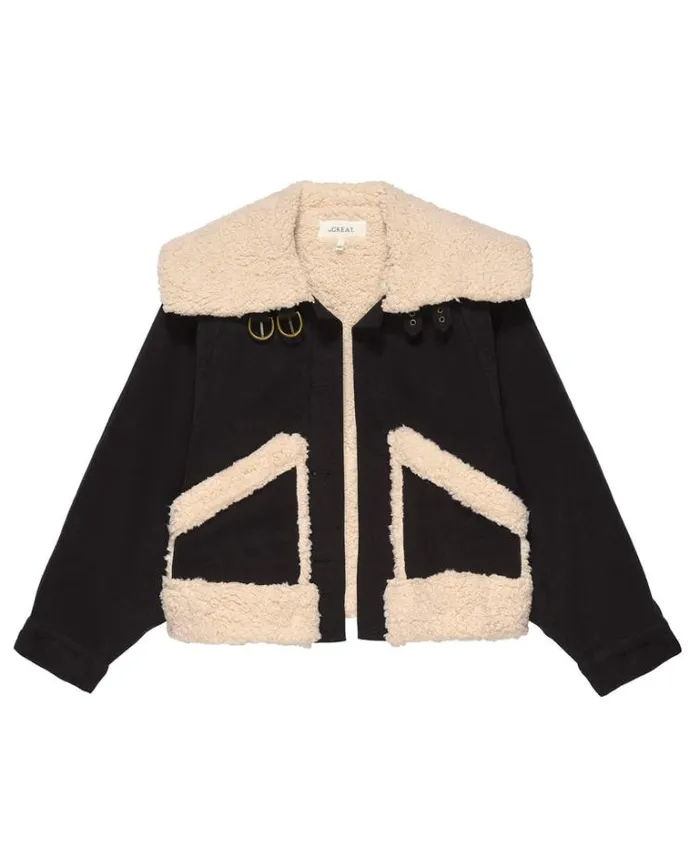 Outerwear Women039s The Great The Peak Coat Black