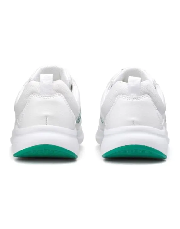 Pace Trainers White Green Women Hotter Flat Shoes