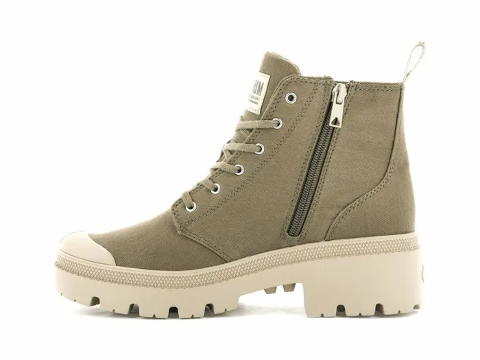 Palladium Pallabase Twill Butternut Women Boots