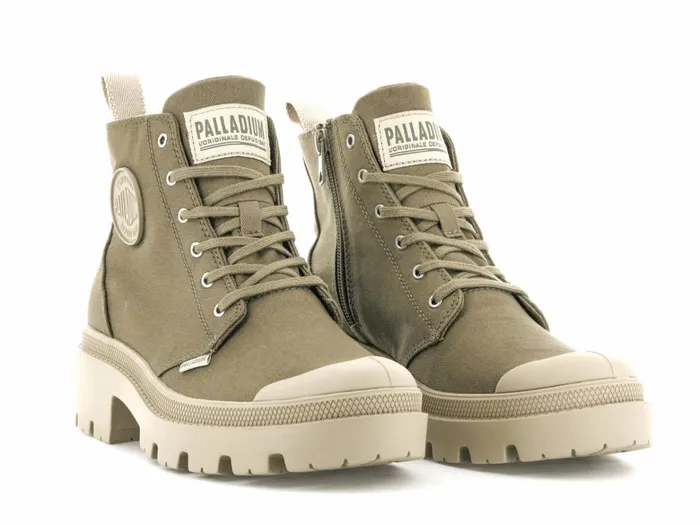 Palladium Pallabase Twill Butternut Women Boots