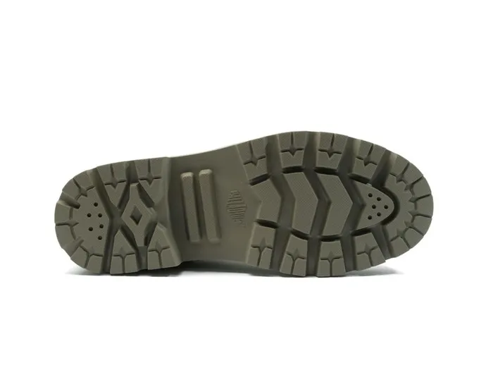 Palladium Pallabase Twill Dusky Green Women Boots