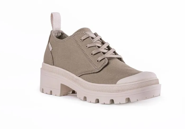 Palladium Pallabase Twill Lo Pallabase Twill Lo Women Heel Boots
