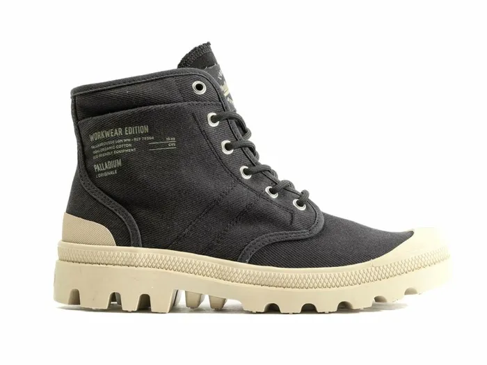 Palladium Pallabrousse Workwear Black Kids Boots
