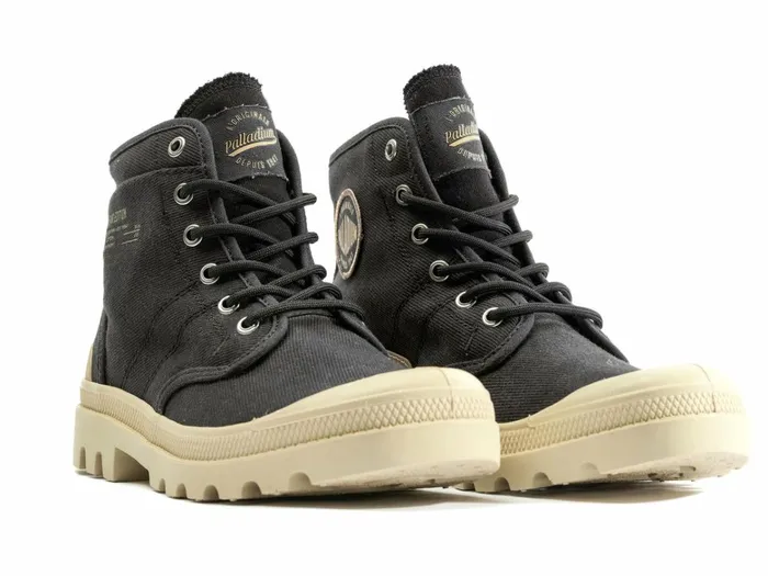 Palladium Pallabrousse Workwear Black Kids Boots