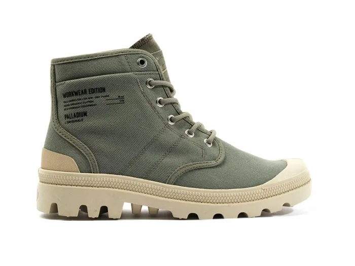 Palladium Pallabrousse Workwear Vetiver Women Boots
