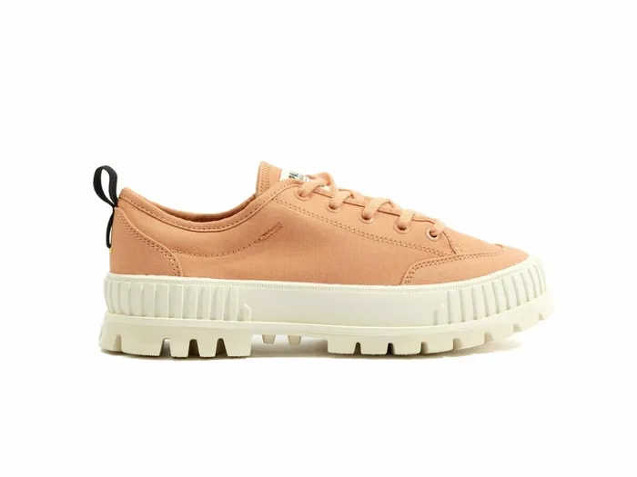 Palladium Pallashock Lo Organic 2 Sandstone Kids Sneakers