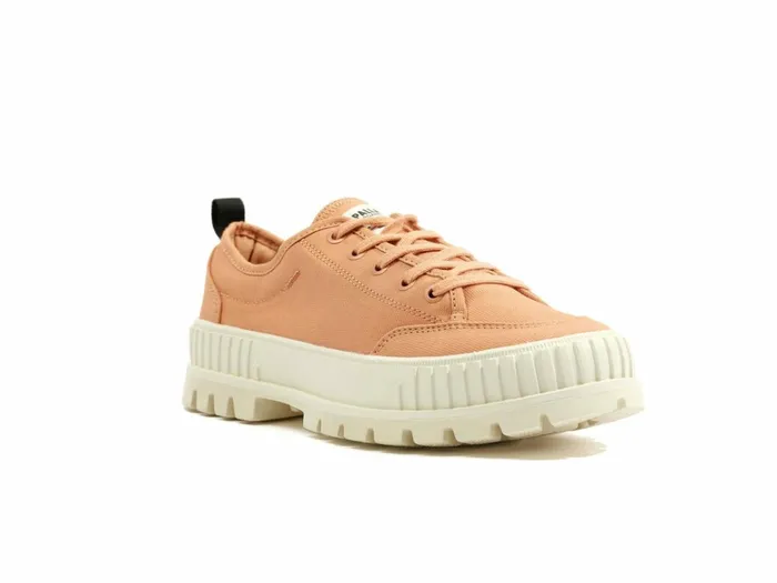 Palladium Pallashock Lo Organic 2 Sandstone Kids Sneakers
