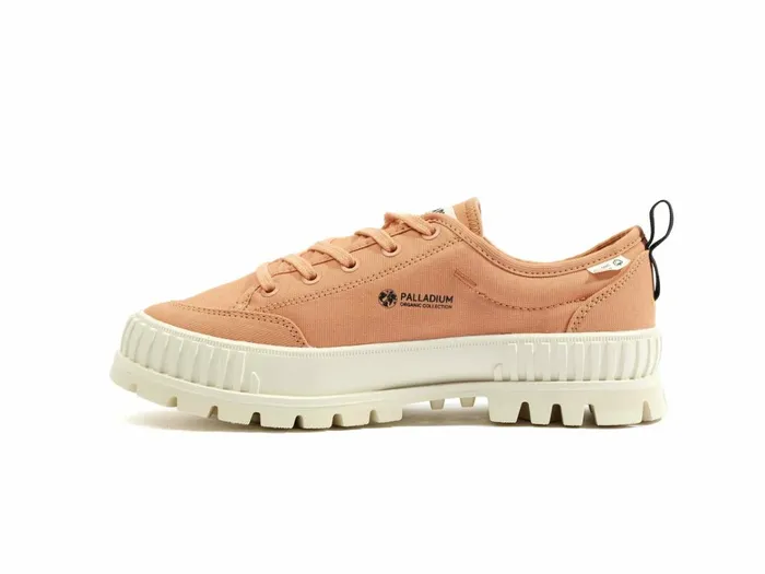 Palladium Pallashock Lo Organic 2 Sandstone Kids Sneakers