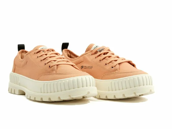 Palladium Pallashock Lo Organic 2 Sandstone Kids Sneakers