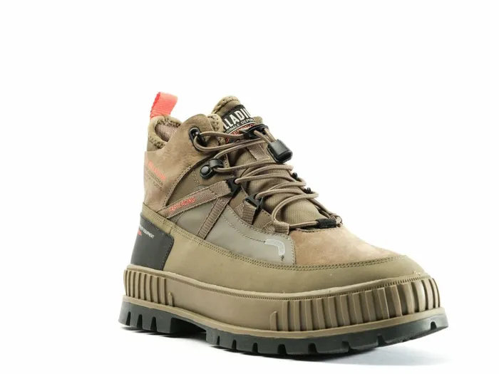 Palladium Pallashock Travel Wp Dusky Green Kids Boots