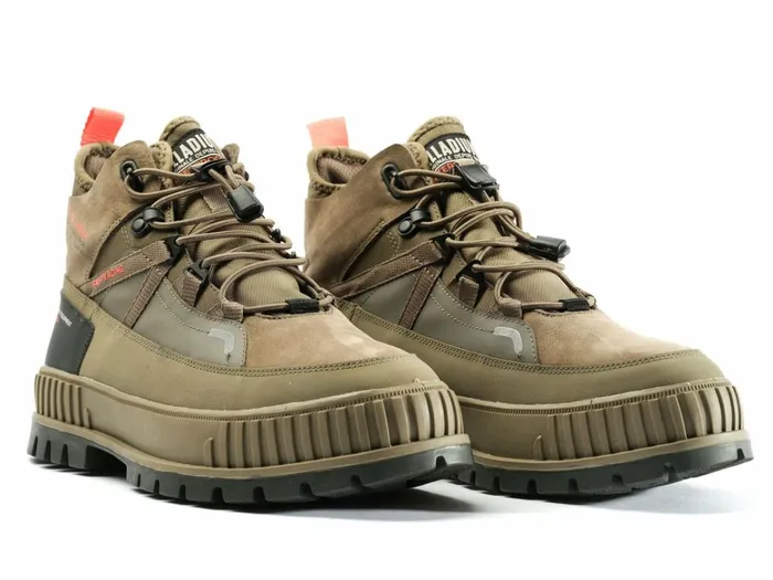 Palladium Pallashock Travel Wp Dusky Green Kids Boots