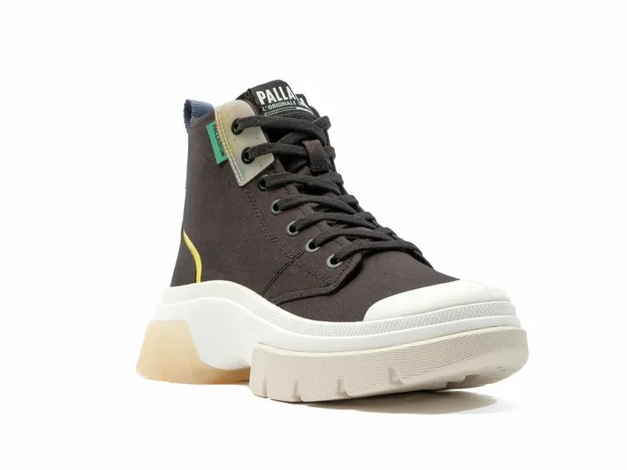 Palladium Pallawave Mid Metro Black Women Boots