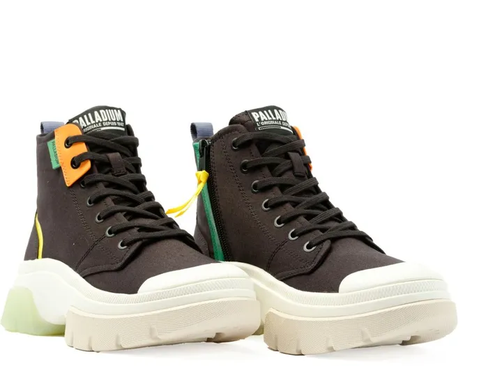 Palladium Pallawave Mid Metro Black Women Boots