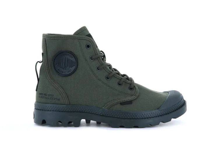 Palladium Pampa Hi Htg Supply Olive Night Women Boots