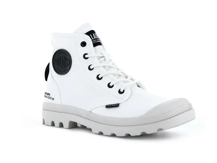 Palladium Pampa Hi Htg Supply Star White Women Boots