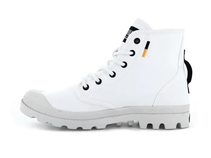Palladium Pampa Hi Htg Supply Star White Women Boots