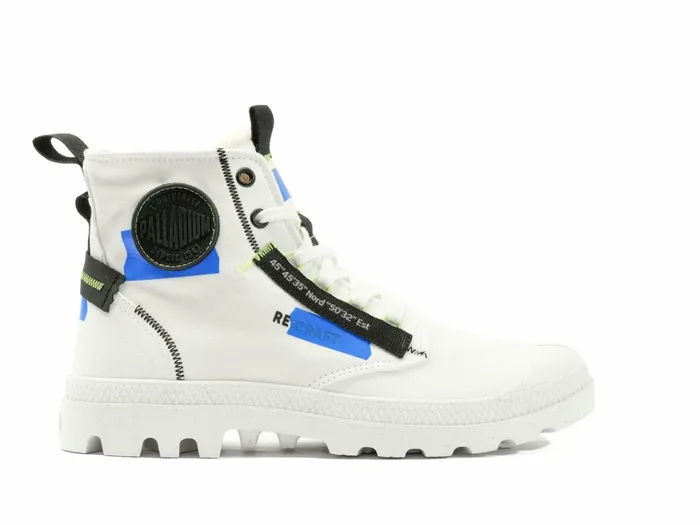 Palladium Pampa Hi ReCraft Star Whiteblue Women Boots