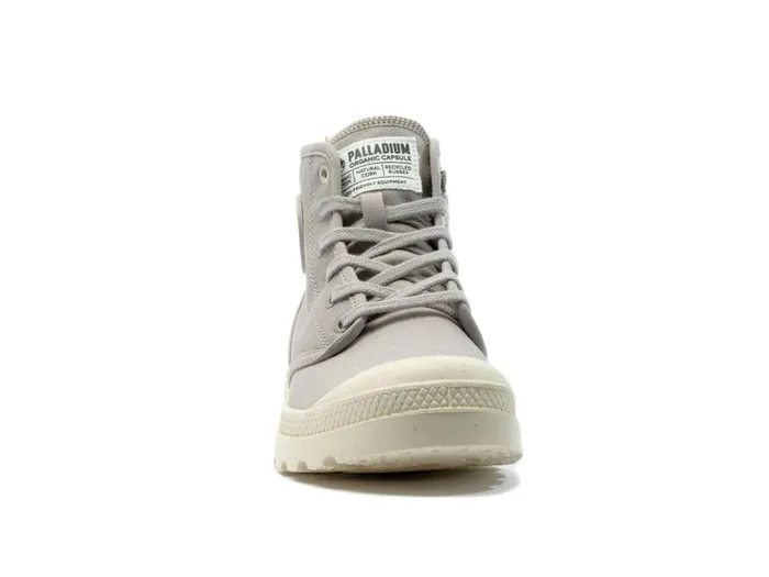 Palladium Pampa Hi Zip Organic Grey Berry Women Boots