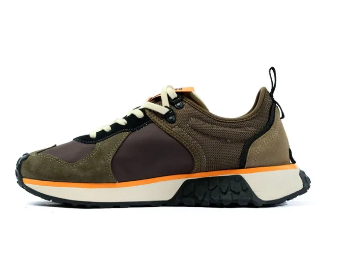 Palladium Troop Runner Olive Nightblack Kids Sneakers