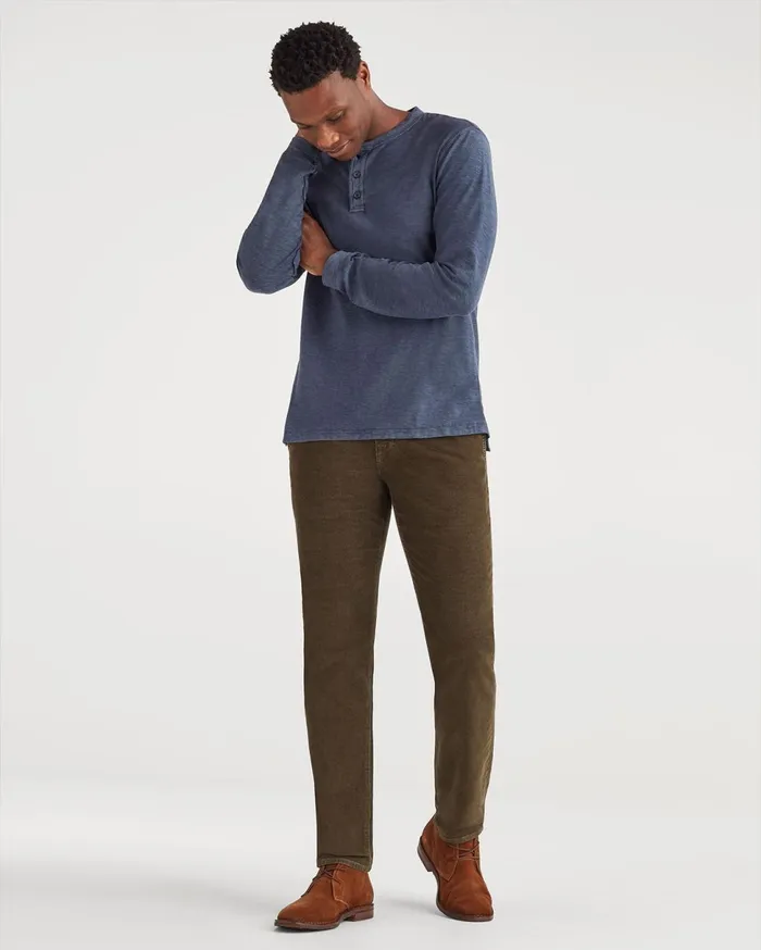 Pants Men 7 For All Mankind Corduroy Slim Chino In Fatigue Fatigue