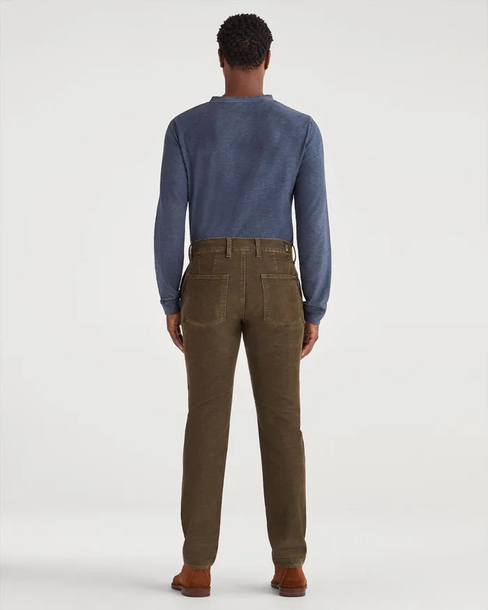 Pants Men 7 For All Mankind Corduroy Slim Chino In Fatigue Fatigue
