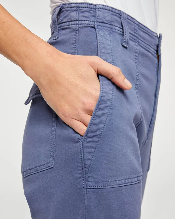 Pants Women 7 For All Mankind Side Zipper Jogger In French Blue French Blue